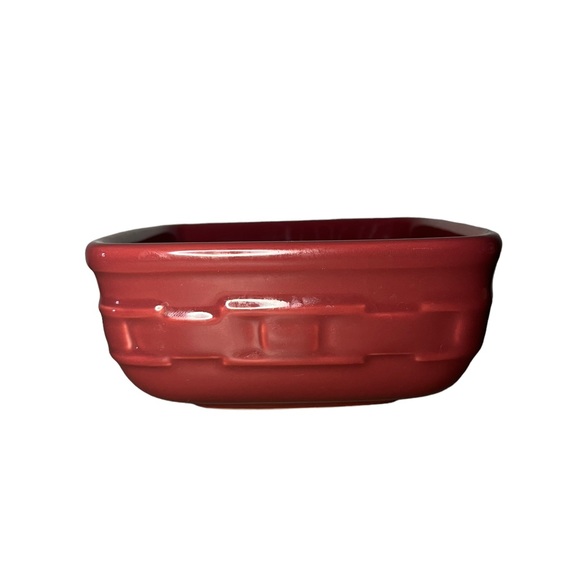 Longaberger Dining Longaberger Pottery Woven Traditions Paprika Red